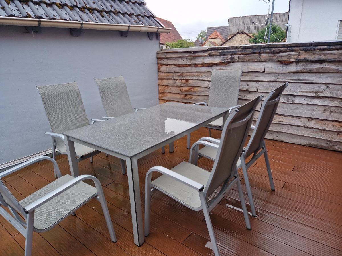 Ferienwohnung Blumenshein Bei Speyer Karlsruhe Familienfreundlich 5 Pers Zeiskam Exterior foto